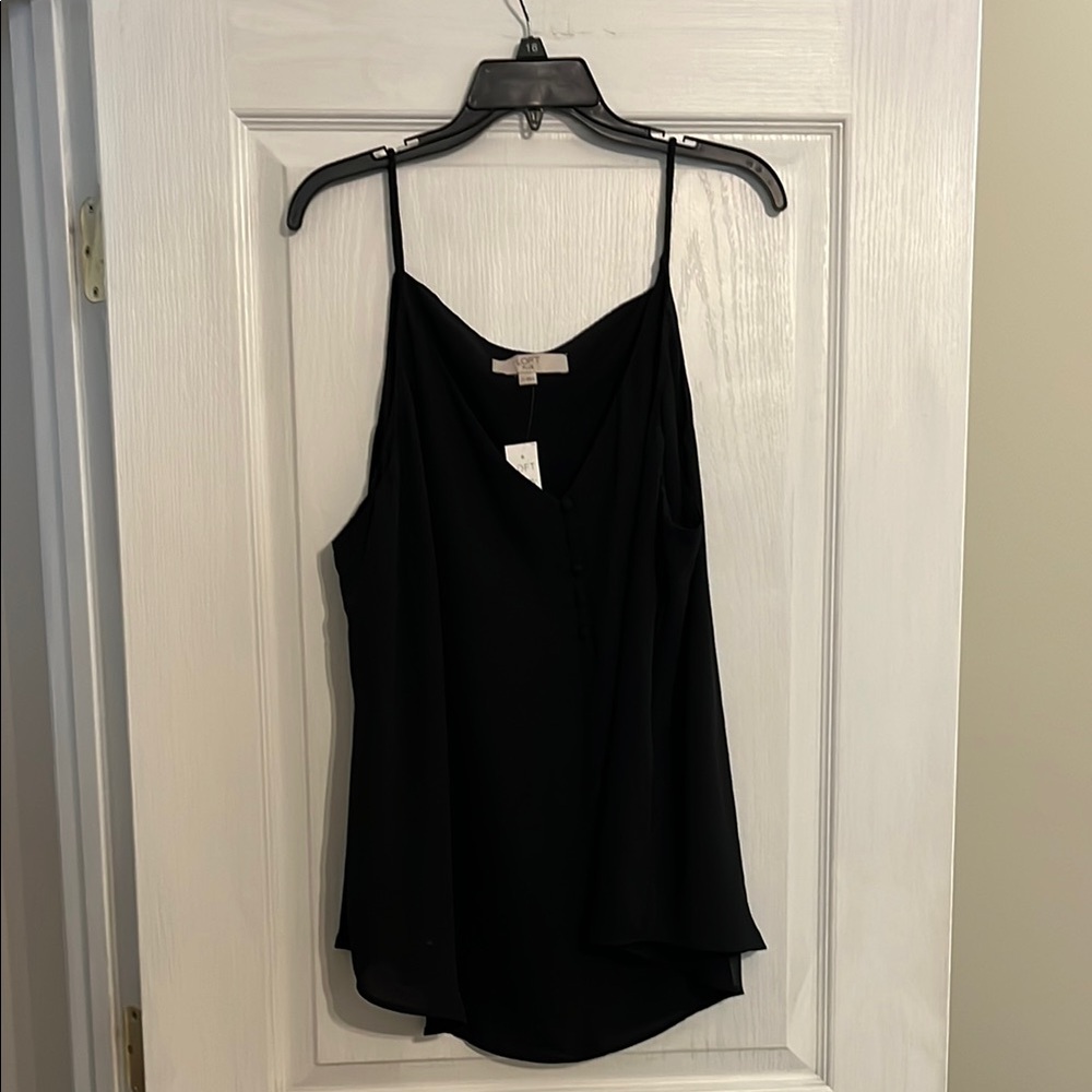 LOFT Plus Black Women's Camisole NWT 20